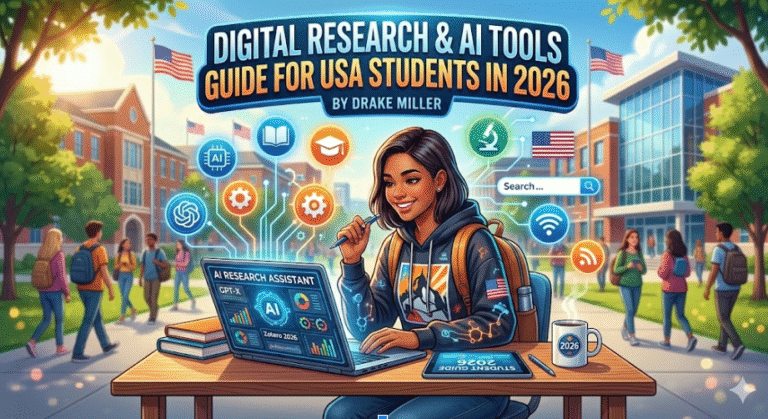 Digital Research & AI Tools Guide For USA Students in 2026